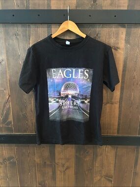 Eagles 53rd Anniversary Sphere Las Vegas Black Graphic Tee Size Men’s Size M